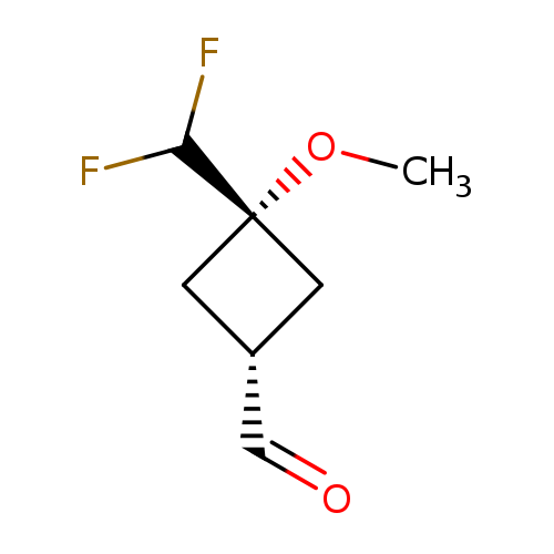 rac-(1s,3s)-3-(difluoromethyl)-3-methoxycyclobutane-1-carbaldehyde