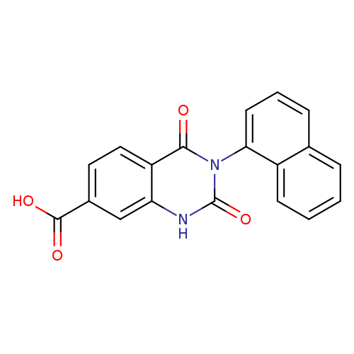 3-(naphthalen-1-yl)-2,4-dioxo-1,2,3,4-tetrahydroquinazoline-7-carboxylic acid