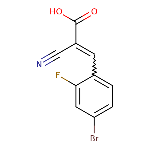 (2E)-3-(4-Bromo-2-fluorophenyl)-2-cyanoprop-2-enoic acid