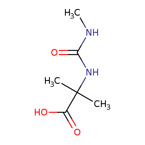 2-Methyl-2-[(methylcarbamoyl)amino]propanoic acid
