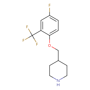 4-(4-Fluoro-2-trifluoromethyl-phenoxymethyl)-piperidine