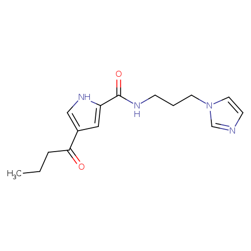4-butanoyl-N-[3-(1H-imidazol-1-yl)propyl]-1H-pyrrole-2-carboxamide