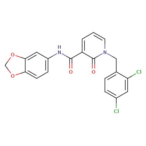 N-(2H-1,3-benzodioxol-5-yl)-1-[(2,4-dichlorophenyl)methyl]-2-oxo-1,2-dihydropyridine-3-carboxamide