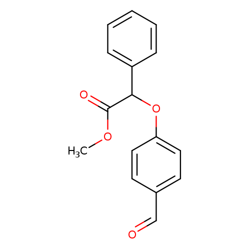 METHYL 2-(4-FORMYLPHENOXY)-2-PHENYLACETATE