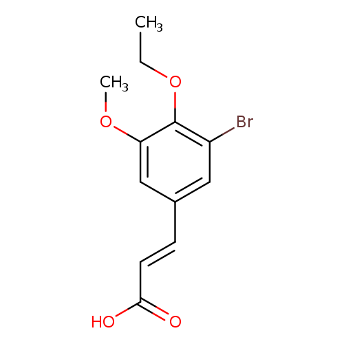 (E)-3-(3-Bromo-4-ethoxy-5-methoxyphenyl)acrylic acid