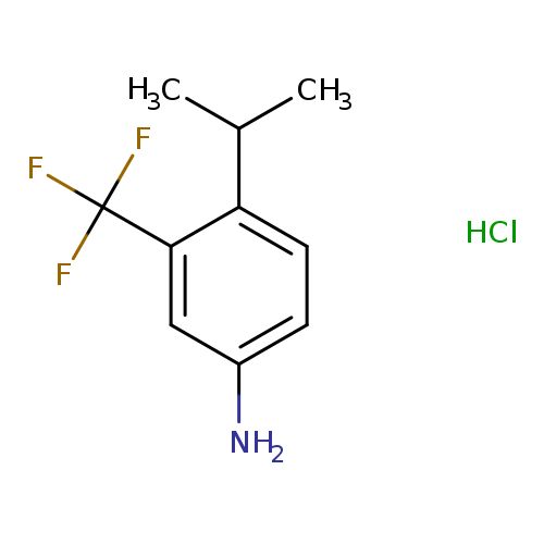 4-(propan-2-yl)-3-(trifluoromethyl)aniline hydrochloride