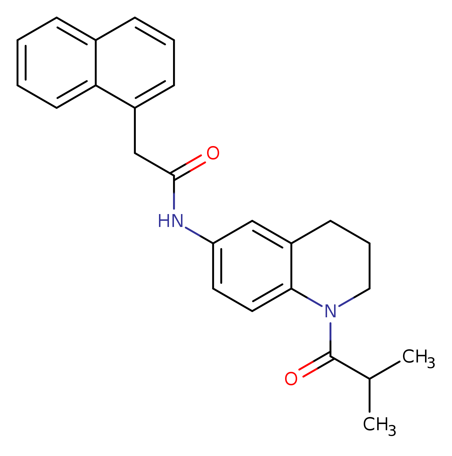 N-[1-(2-methylpropanoyl)-1,2,3,4-tetrahydroquinolin-6-yl]-2-(naphthalen-1-yl)acetamide