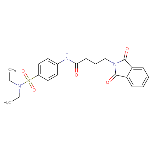 N-[4-(diethylsulfamoyl)phenyl]-4-(1,3-dioxo-2,3-dihydro-1H-isoindol-2-yl)butanamide