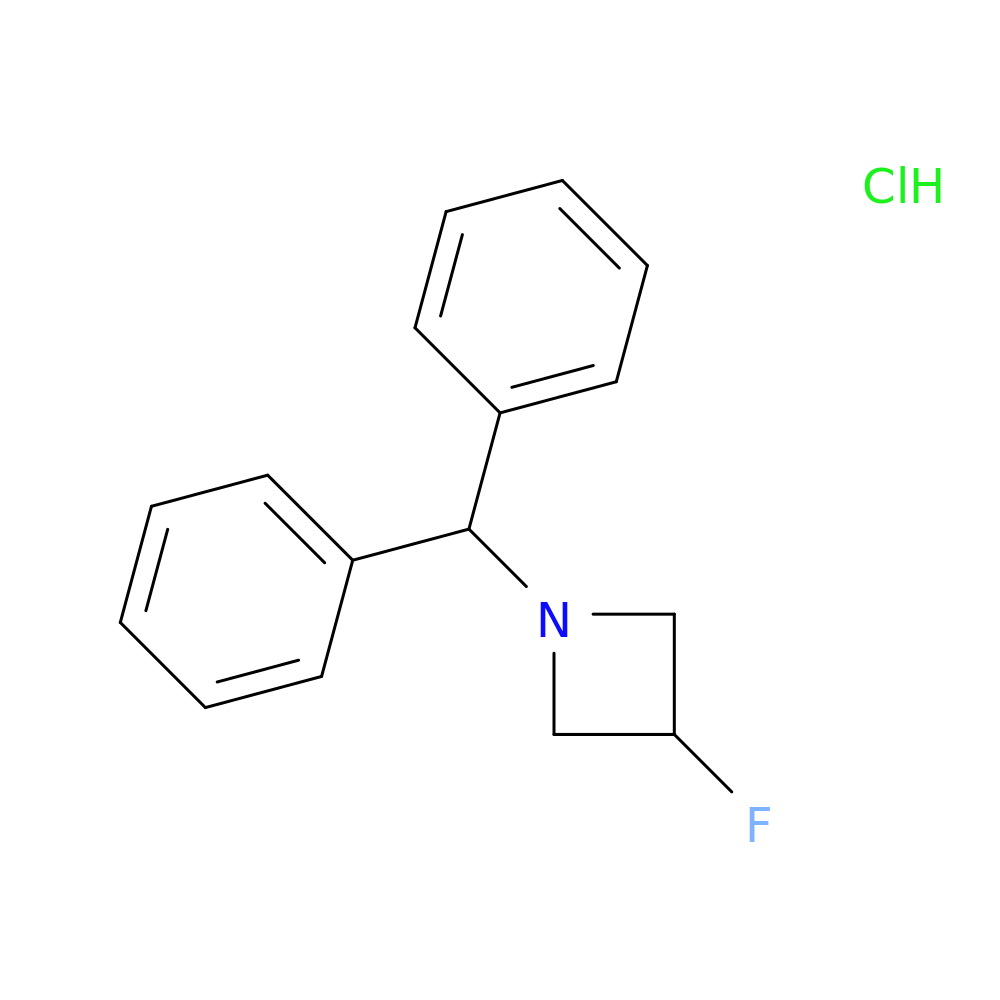 1-BENZHYDRYL-3-FLUORO-AZETIDINE HYDROCHLORIDE