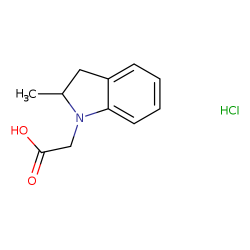 (2-Methyl-2,3-dihydro-1h-indol-1-yl)acetic acid hydrochloride
