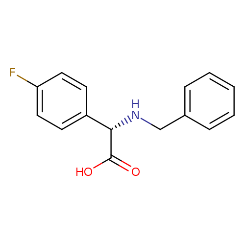Benzeneacetic acid, 4-fluoro-α-[(phenylmethyl)amino]-, (αS)-