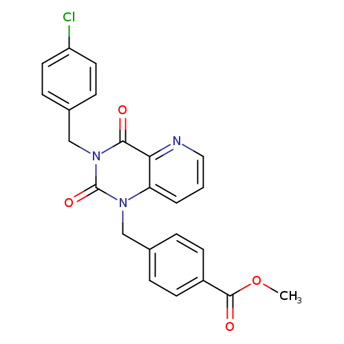 methyl 4-({3-[(4-chlorophenyl)methyl]-2,4-dioxo-1H,2H,3H,4H-pyrido[3,2-d]pyrimidin-1-yl}methyl)benzoate