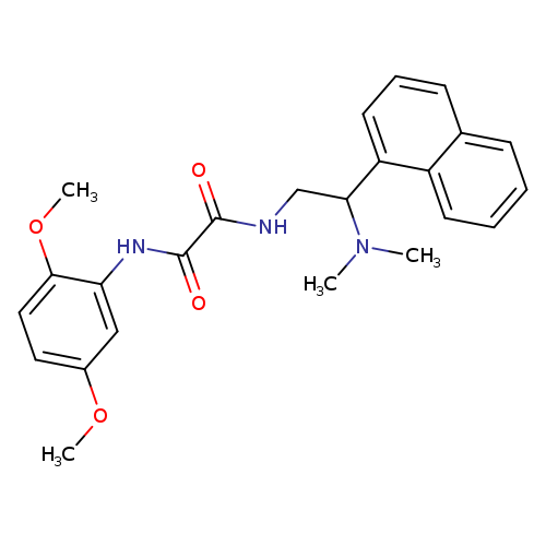 N'-(2,5-dimethoxyphenyl)-N-[2-(dimethylamino)-2-(naphthalen-1-yl)ethyl]ethanediamide