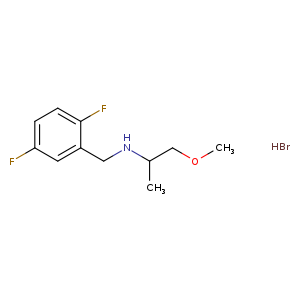 N-(2,5-difluorobenzyl)-1-methoxy-2-propanamine hydrobromide