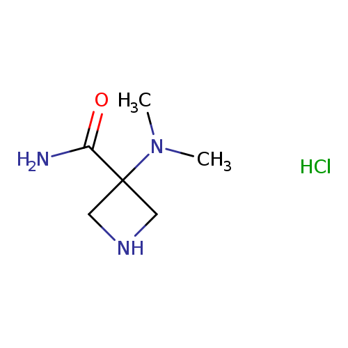 3-Azetidinecarboxamide, 3-(dimethylamino)-, monohydrochloride