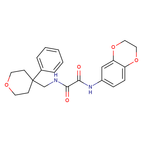 N-(2,3-dihydro-1,4-benzodioxin-6-yl)-N'-[(4-phenyloxan-4-yl)methyl]ethanediamide