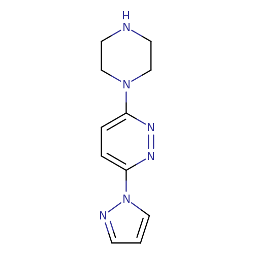 3-(piperazin-1-yl)-6-(1H-pyrazol-1-yl)pyridazine
