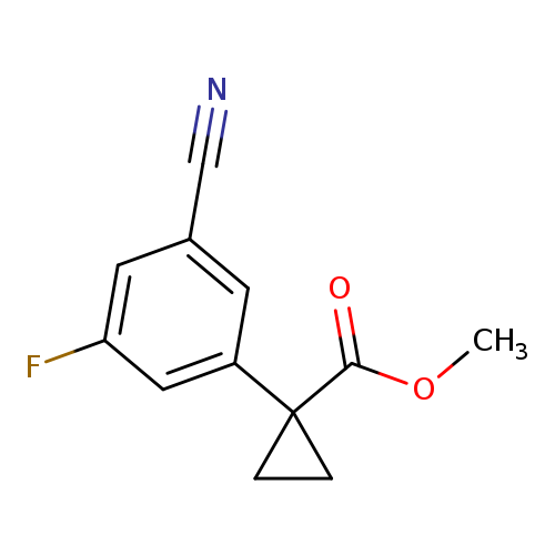 methyl 1-(3-cyano-5-fluorophenyl)cyclopropane-1-carboxylate