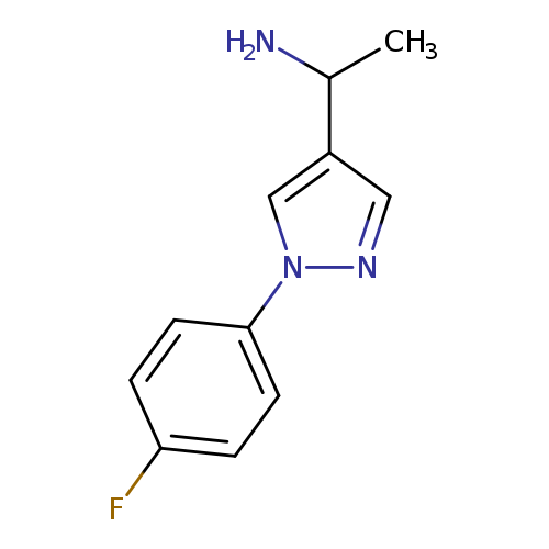 (1-[1-(4-Fluorophenyl)-1h-pyrazol-4-yl]ethyl)amine hydrochloride