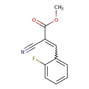 2-Propenoic acid, 2-cyano-3-(2-fluorophenyl)-, methyl ester