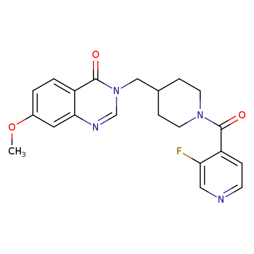 3-{[1-(3-fluoropyridine-4-carbonyl)piperidin-4-yl]methyl}-7-methoxy-3,4-dihydroquinazolin-4-one