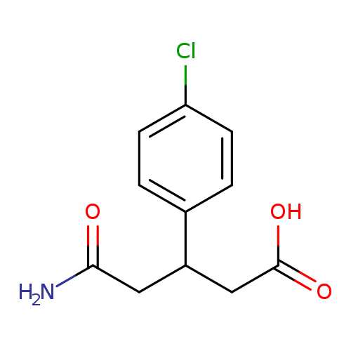Benzenepropanoic acid, β-(2-amino-2-oxoethyl)-4-chloro-