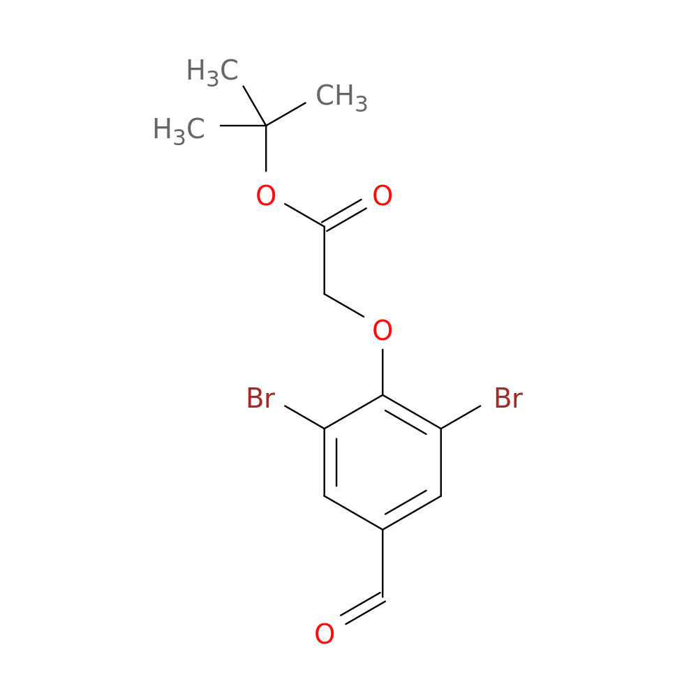 tert-Butyl 2-(2,6-Dibromo-4-formylphenoxy)acetate