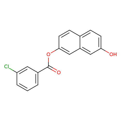 7-hydroxy-2-naphthyl 3-chlorobenzoate
