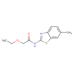 2-ethoxy-N-(6-methyl-1,3-benzothiazol-2-yl)acetamide