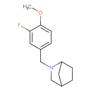 2-[(3-fluoro-4-methoxyphenyl)methyl]-2-azabicyclo[2.2.1]heptane