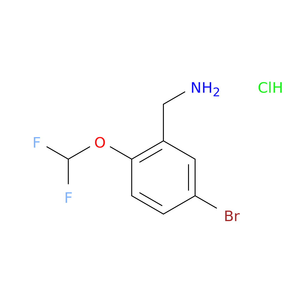 [5-bromo-2-(difluoromethoxy)phenyl]methanamine hydrochloride