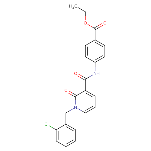 ethyl 4-{1-[(2-chlorophenyl)methyl]-2-oxo-1,2-dihydropyridine-3-amido}benzoate