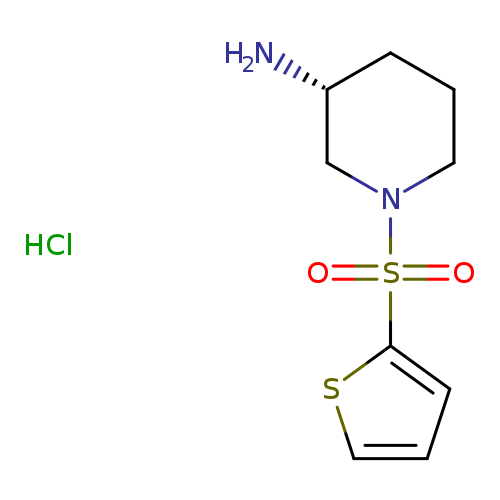 (3R)-1-(Thiophene-2-sulfonyl)piperidin-3-amine hydrochloride