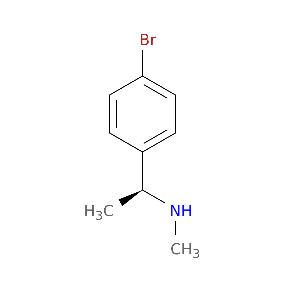 (αS)-4-Bromo-N,α-dimethylbenzenemethanamine