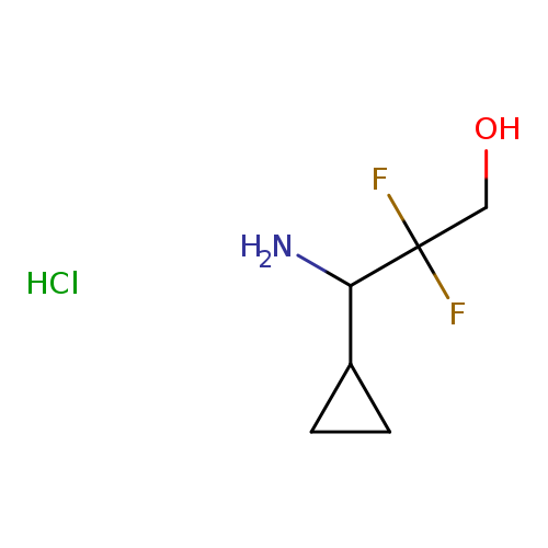 3-amino-3-cyclopropyl-2,2-difluoropropan-1-ol hydrochloride