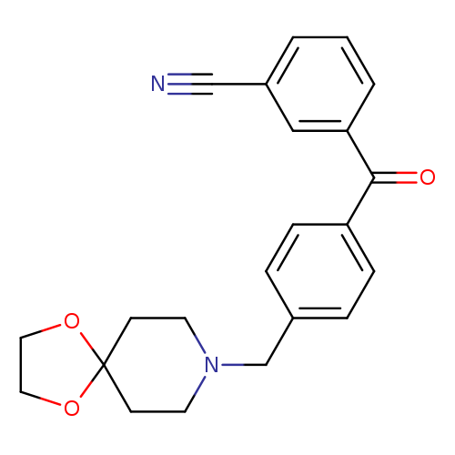 3-(4-(1,4-Dioxa-8-azaspiro[4.5]decan-8-ylmethyl)benzoyl)benzonitrile