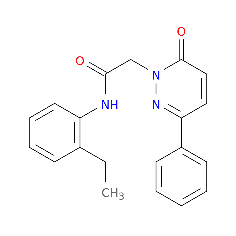N-(2-ethylphenyl)-2-(6-oxo-3-phenyl-1,6-dihydropyridazin-1-yl)acetamide