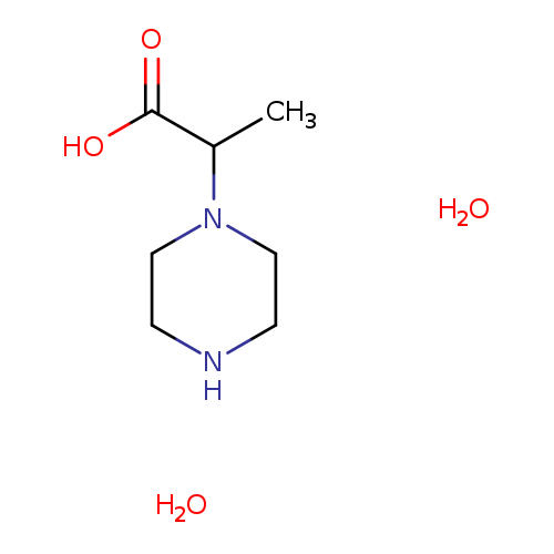 2-Piperazin-1-ylpropanoic acid dihydrochloride