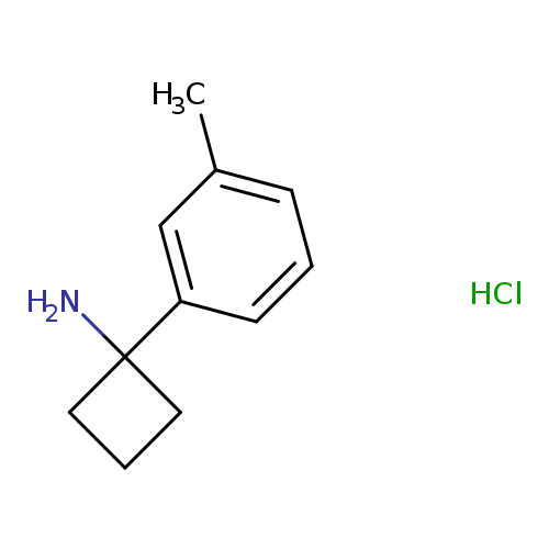 1-(3-methylphenyl)cyclobutan-1-amine hydrochloride