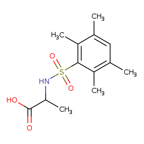 2-([(2,3,5,6-Tetramethylphenyl)sulfonyl]amino)propanoic acid