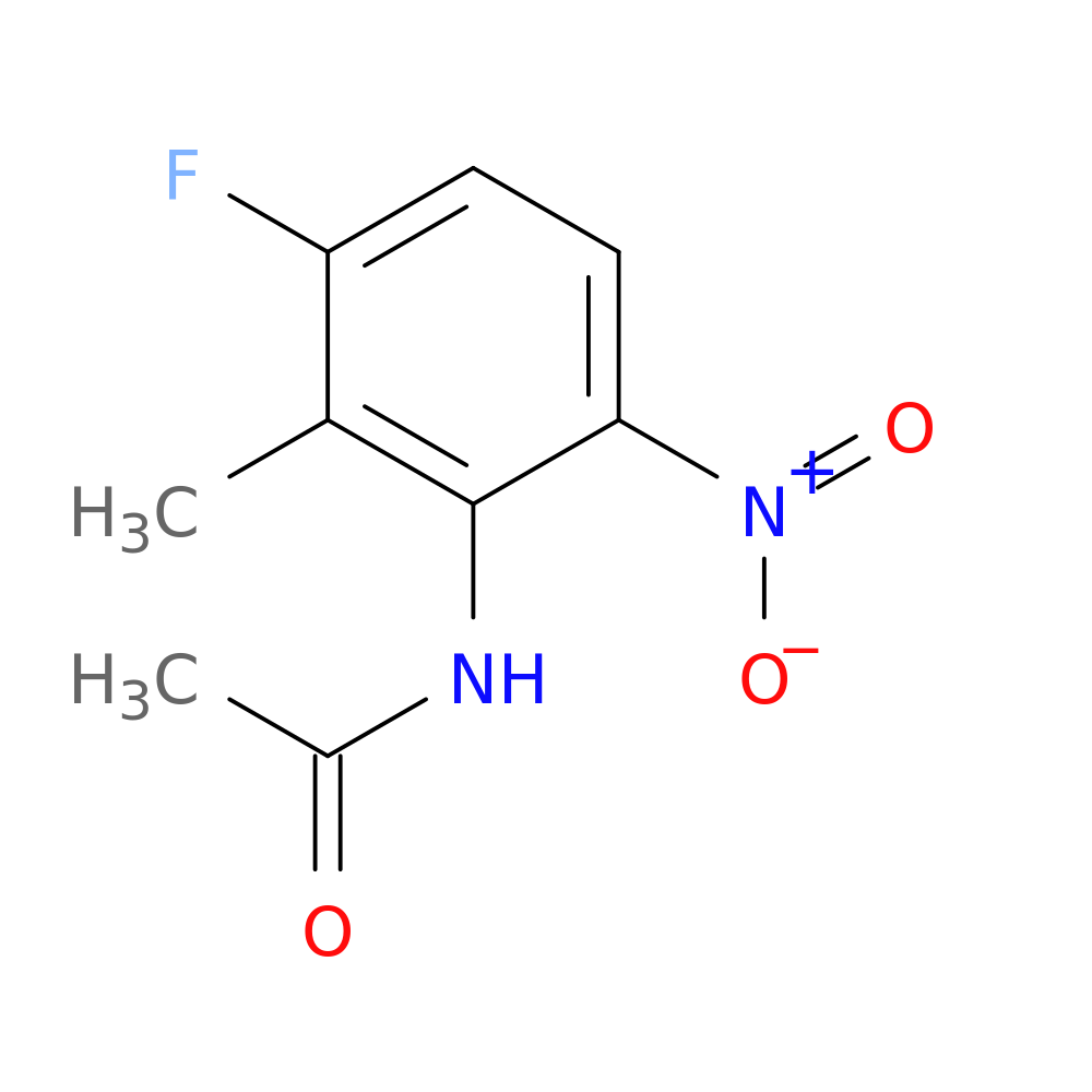 N-(3-Fluoro-2-methyl-6-nitrophenyl)acetamide
