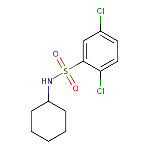 Benzenesulfonamide, 2,5-dichloro-N-cyclohexyl-