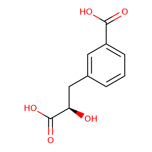 Benzenepropanoic acid, 3-carboxy-α-hydroxy-, (αR)-