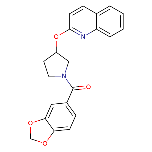 2-{[1-(2H-1,3-benzodioxole-5-carbonyl)pyrrolidin-3-yl]oxy}quinoline