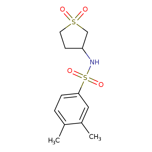 N-(1,1-dioxo-1lambda6-thiolan-3-yl)-3,4-dimethylbenzene-1-sulfonamide