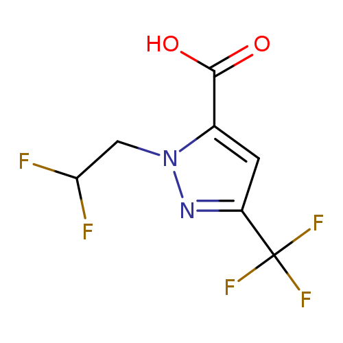 1-(2,2-Difluoroethyl)-3-(trifluoromethyl)-1H-pyrazole-5-carboxylic acid