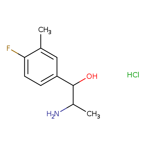 2-amino-1-(4-fluoro-3-methylphenyl)propan-1-olhydrochloride