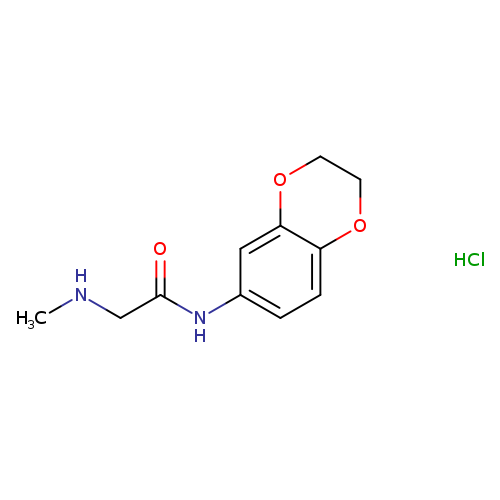 N-(2,3-dihydro-1,4-benzodioxin-6-yl)-2-(methylamino)acetamide hydrochloride