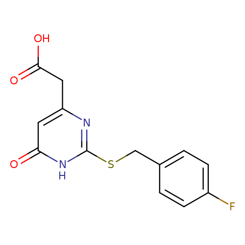 (2-[(4-FLUOROBENZYL)THIO]-6-OXO-1,6-DIHYDROPYRIMIDIN-4-YL)ACETIC ACID