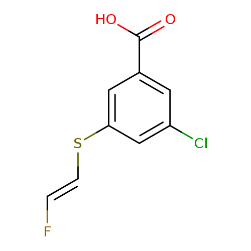 3-chloro-5-{[(E)-2-fluoroethenyl]sulfanyl}benzoic acid